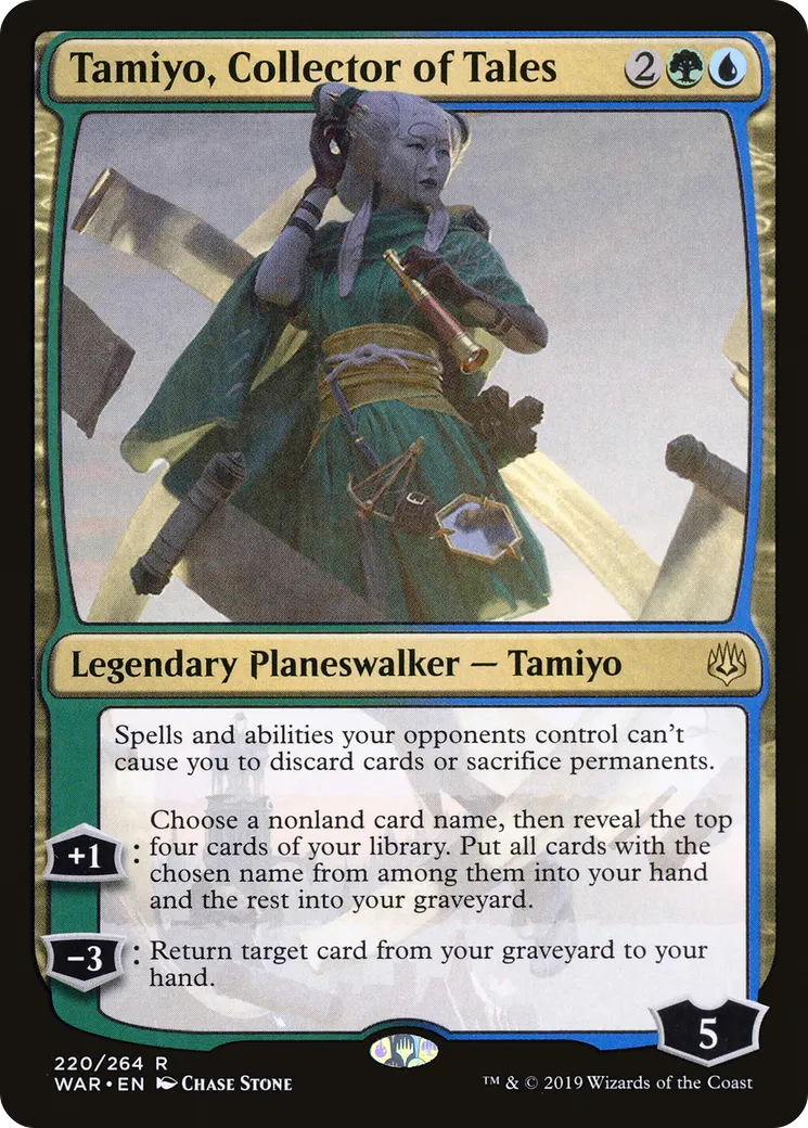 Tamiyo, Collector of Tales — War of the Spark — Magic: The Gathering