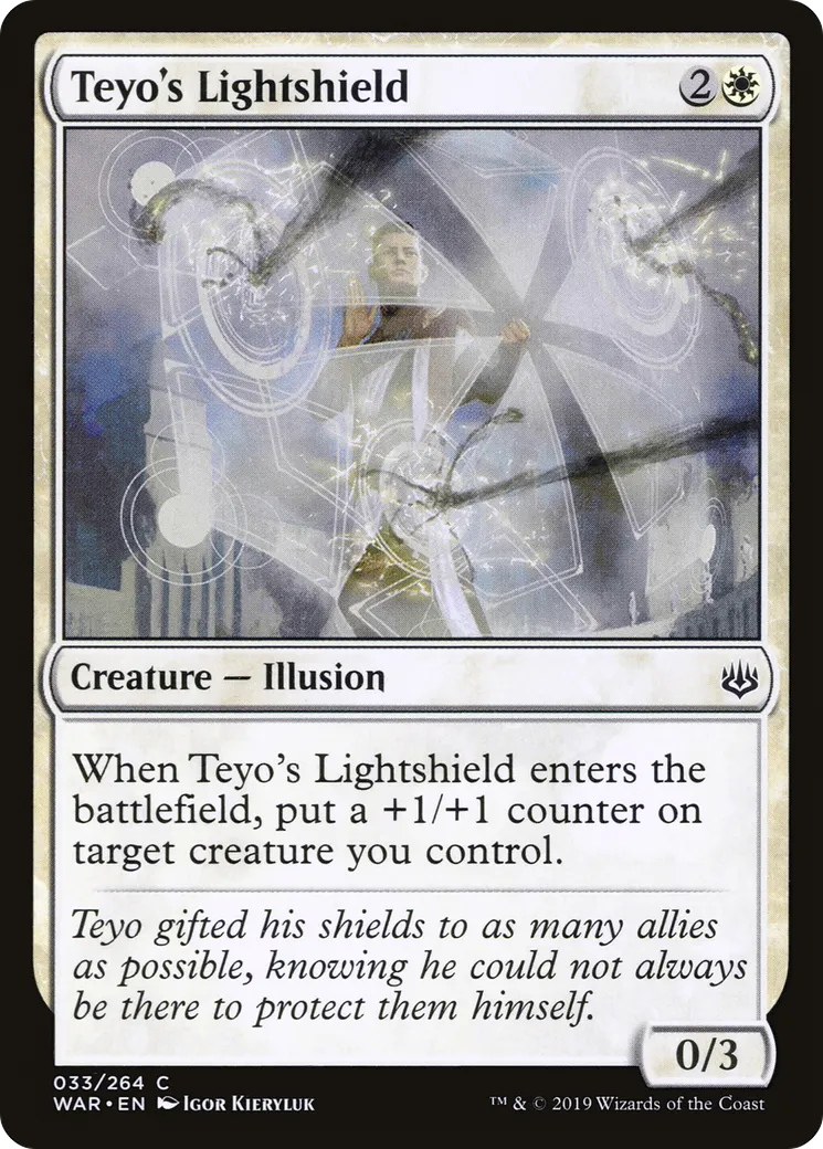 Bouclier de lumière de Teyo — War of the Spark — Magic: The Gathering