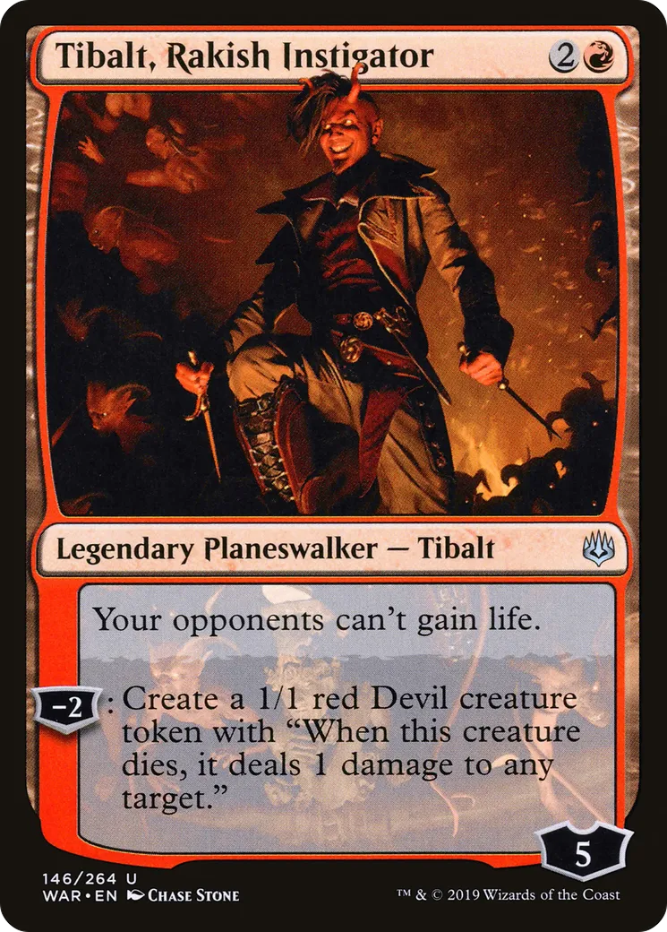 Tibalt, instigateur élancé — War of the Spark — Magic: The Gathering
