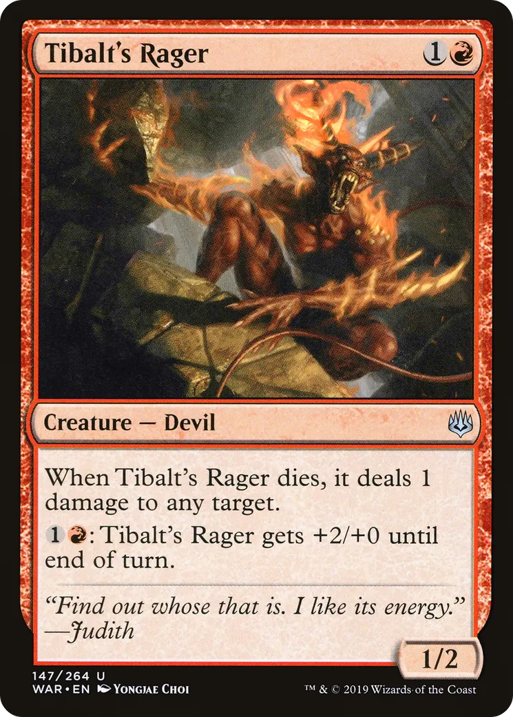 Furie de Tibalt — War of the Spark — Magic: The Gathering