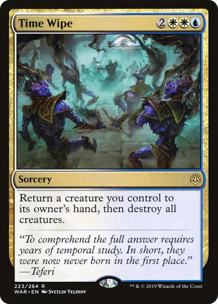 Désinfection temporelle — War of the Spark — Magic: The Gathering