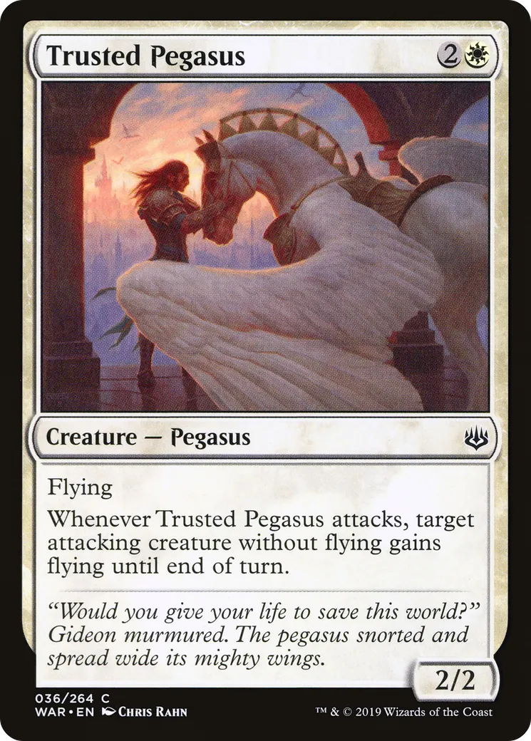Pégase fidèle — War of the Spark — Magic: The Gathering