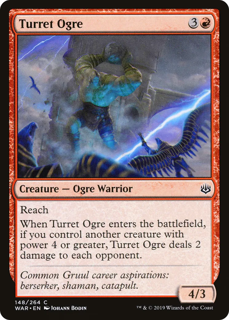 Ogre des tourelles — War of the Spark — Magic: The Gathering