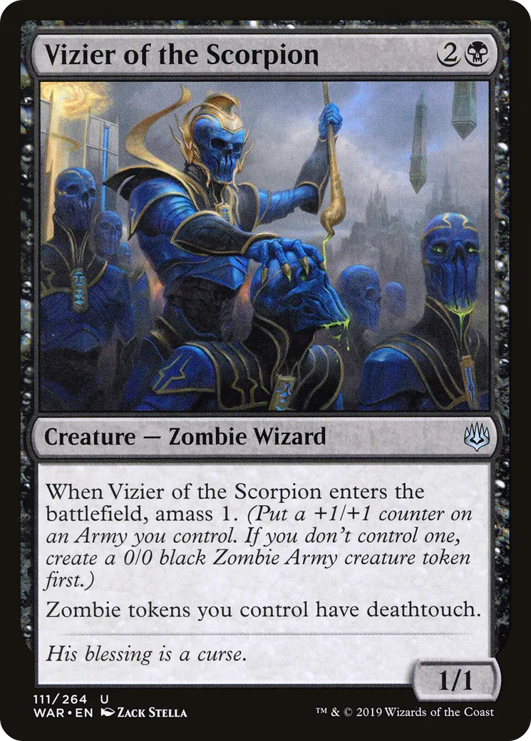 Vizir du Scorpion — War of the Spark — Magic: The Gathering