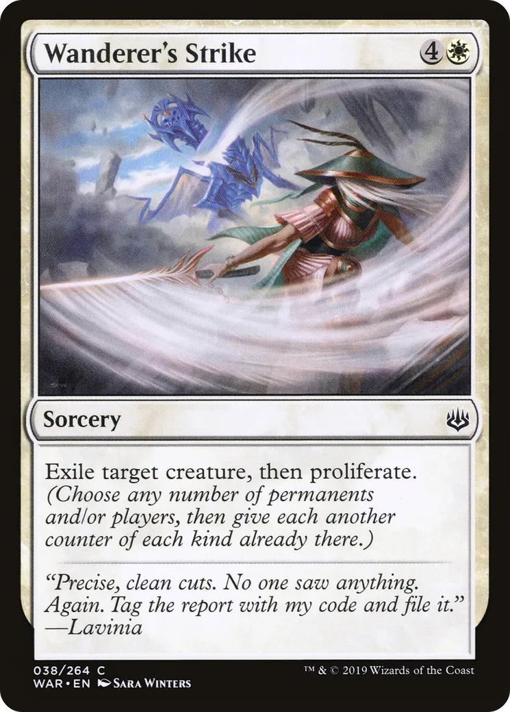 Wanderer's Strike — War of the Spark — Magic: The Gathering