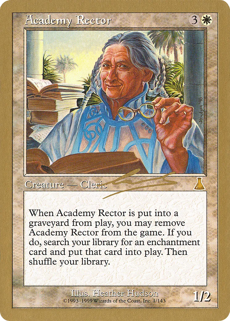 Academy Rector — World Championship Decks 2000 — Magic: The Gathering