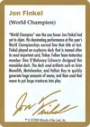 Product image for Jon Finkel Bio