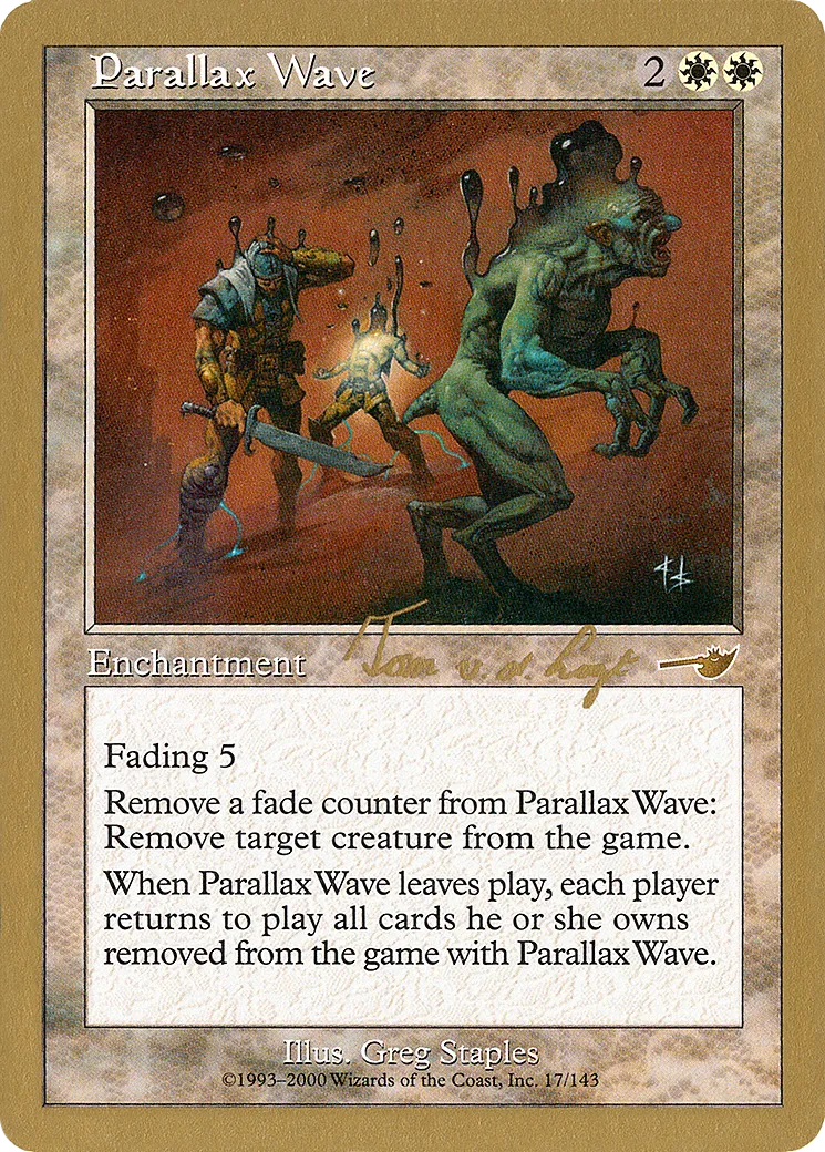Vague de parallaxe — World Championship Decks 2000 — Magic: The Gathering