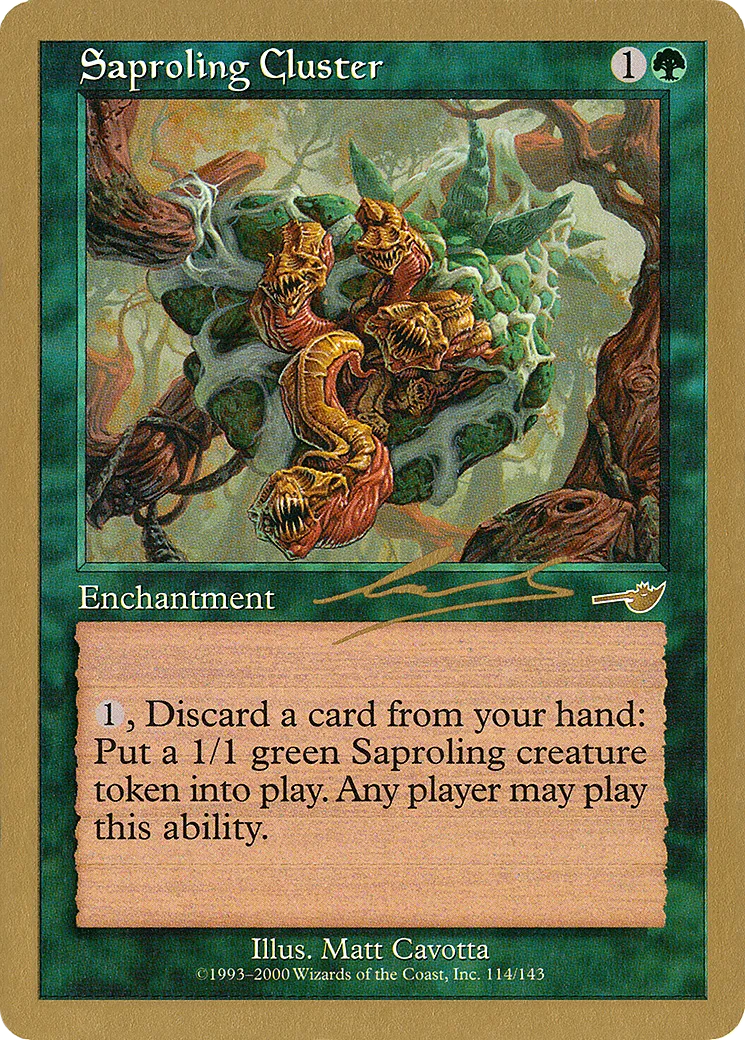Saproling Cluster — World Championship Decks 2000 — Magic: The Gathering