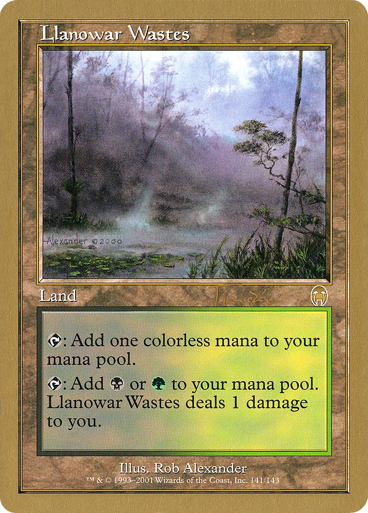 Landes de Llanowar — World Championship Decks 2001 — Magic: The Gathering