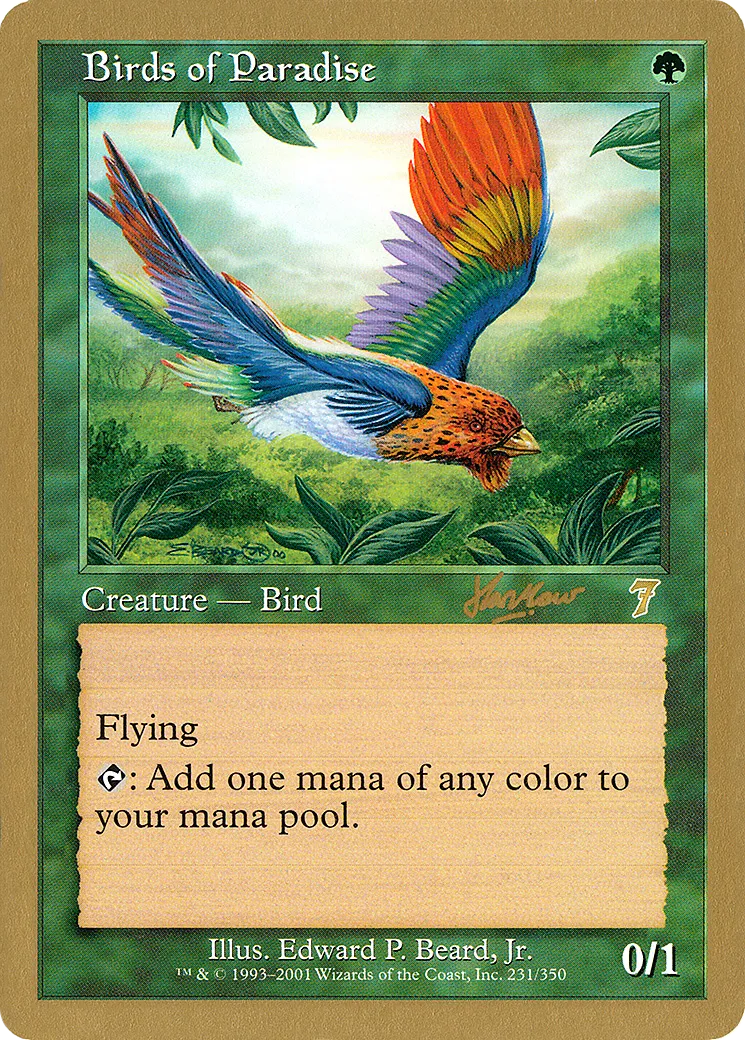 Oiseaux de paradis — World Championship Decks 2002 — Magic: The Gathering