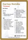 Product image for Carlos Romão Decklist