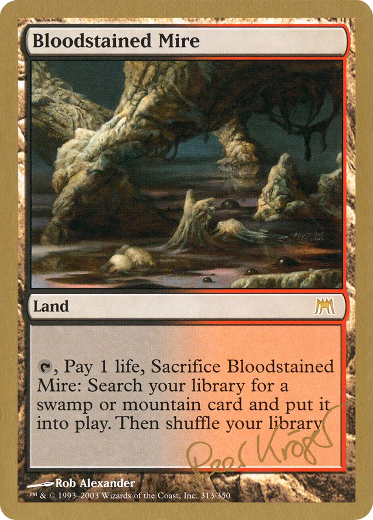 Fondrière sanguinolente — World Championship Decks 2003 — Magic: The Gathering
