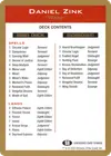 Product image for Daniel Zink Decklist
