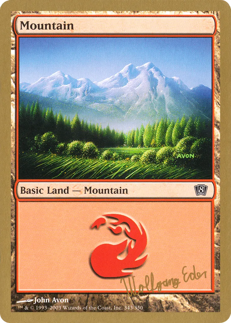 Montagne — World Championship Decks 2003 — Magic: The Gathering