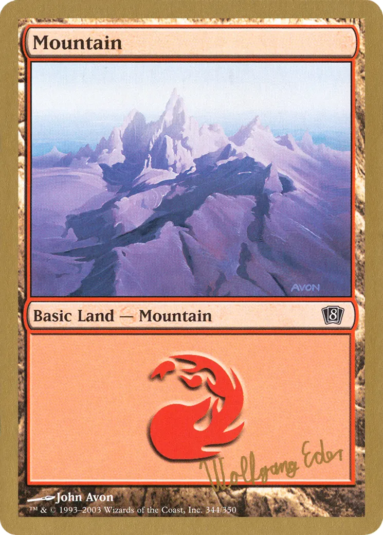 Montagne — World Championship Decks 2003 — Magic: The Gathering