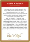 Product image for Peer Kröger Bio
