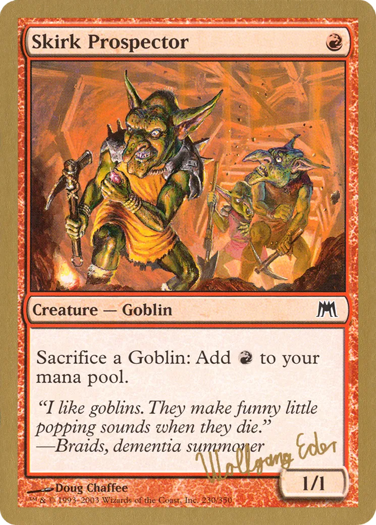 Skirk Prospector — World Championship Decks 2003 — Magic: The Gathering