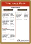 Product image for Wolfgang Eder Decklist