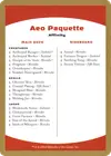 Product image for Aeo Paquette Decklist