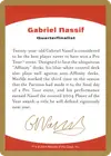 Product image for Gabriel Nassif Bio