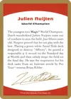 Product image for Julien Nuijten Bio