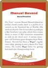 Product image for Manuel Bevand Bio