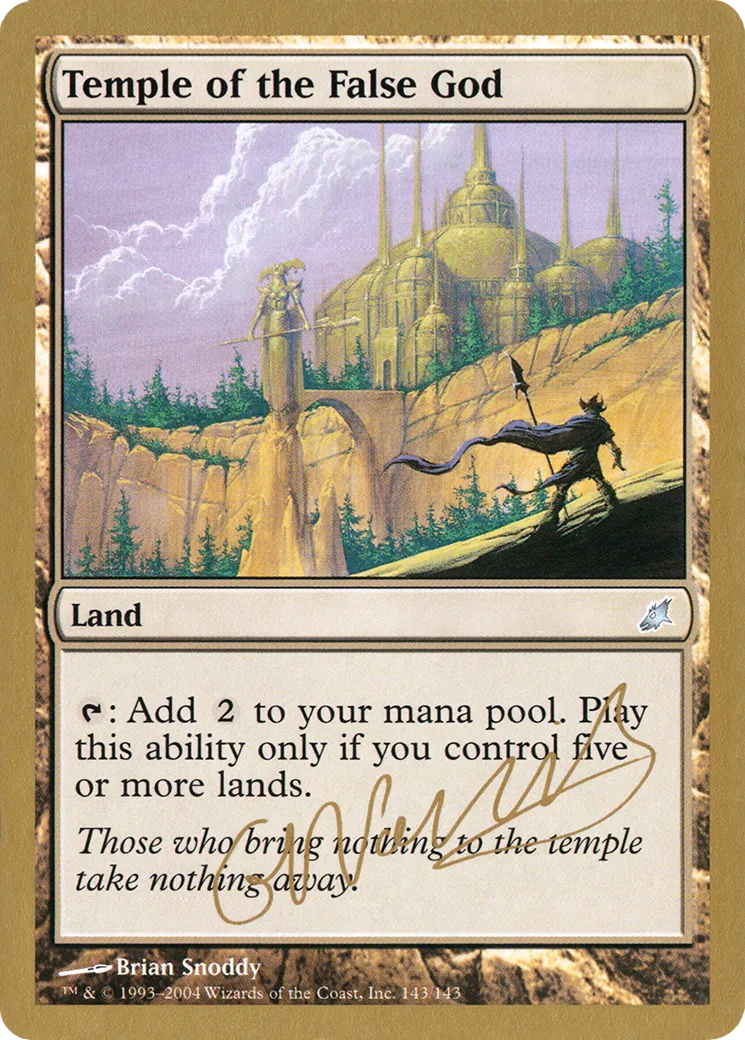 Temple of the False God — World Championship Decks 2004 — Magic: The Gathering