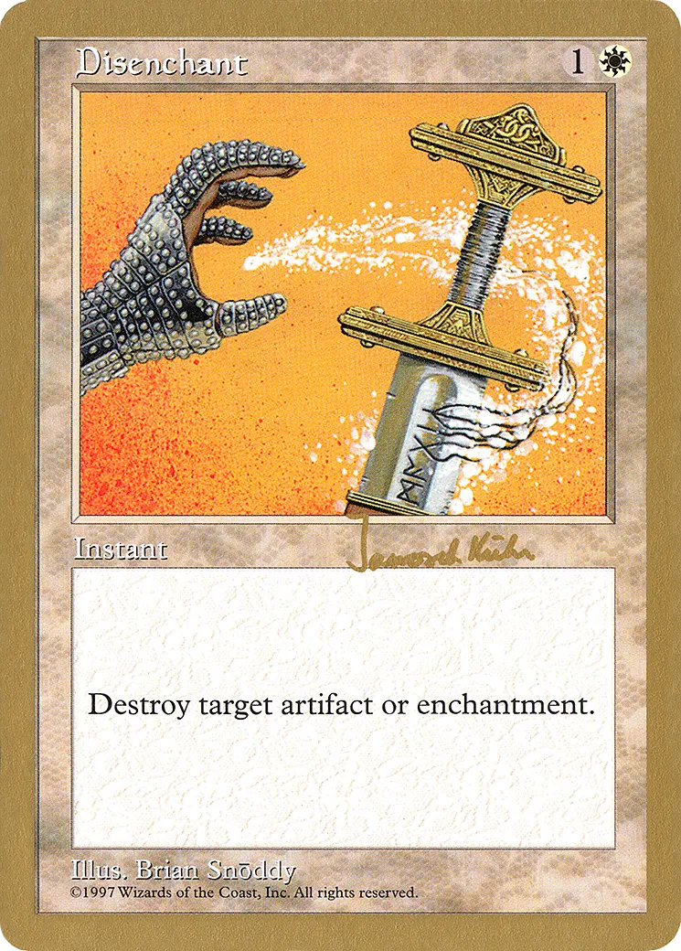 Disenchant — World Championship Decks 1997 — Magic: The Gathering