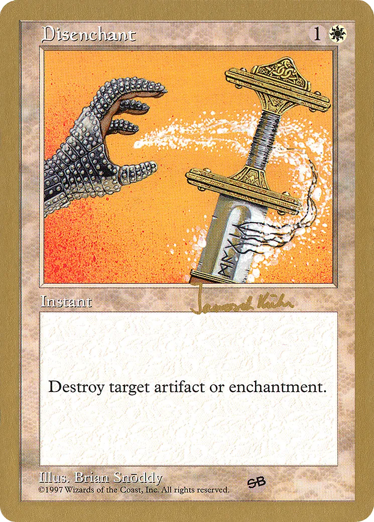 Disenchant — World Championship Decks 1997 — Magic: The Gathering