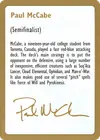 Product image for Paul McCabe Bio