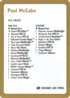 Product image for Paul McCabe Decklist