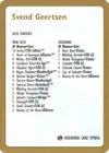 Product image for Svend Geertsen Decklist