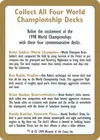 Product image for 1998 World Championships Ad