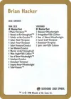 Product image for Brian Hacker Decklist