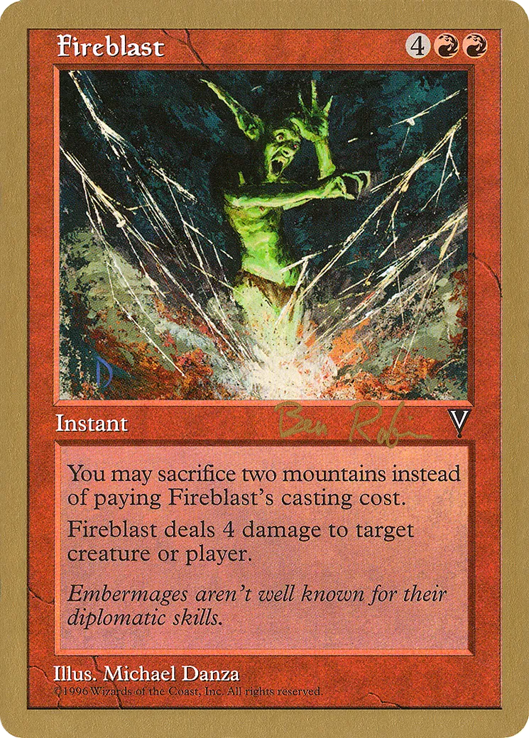 Fireblast — World Championship Decks 1998 — Magic: The Gathering