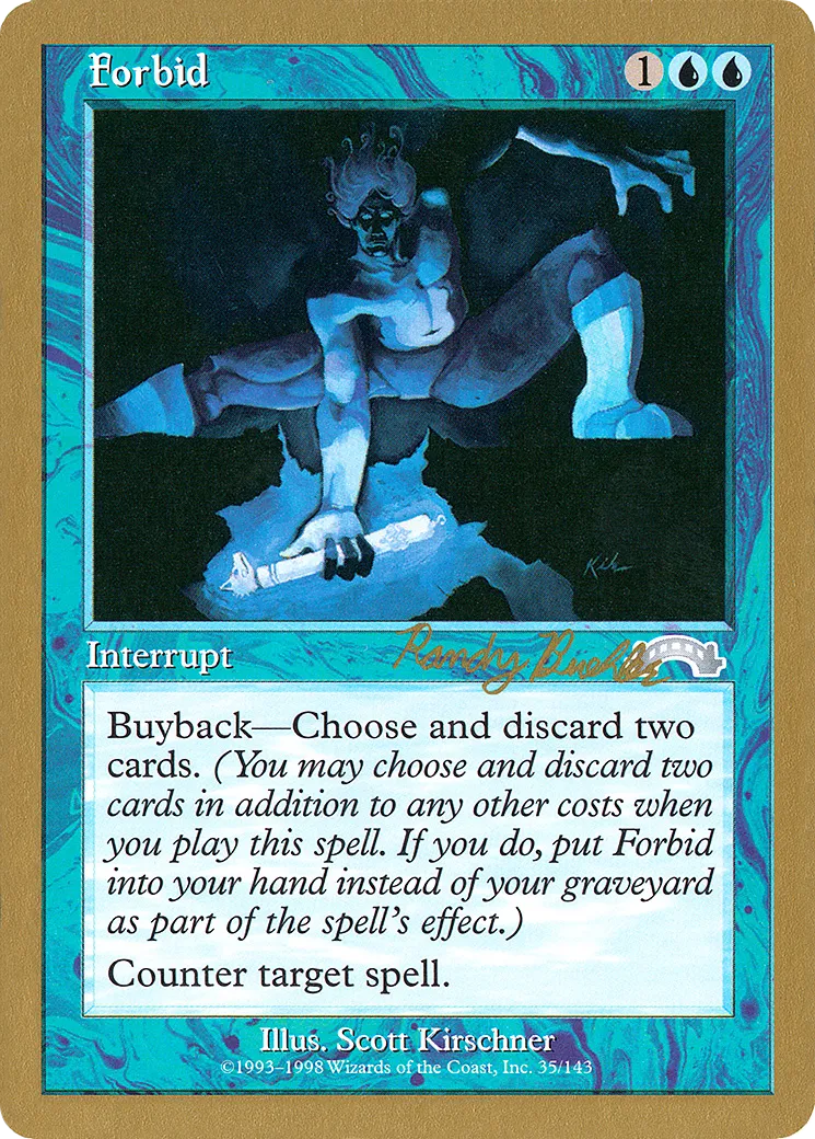 Interdit — World Championship Decks 1998 — Magic: The Gathering