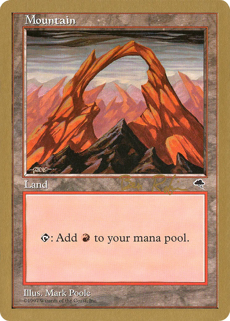 Montagne — World Championship Decks 1998 — Magic: The Gathering