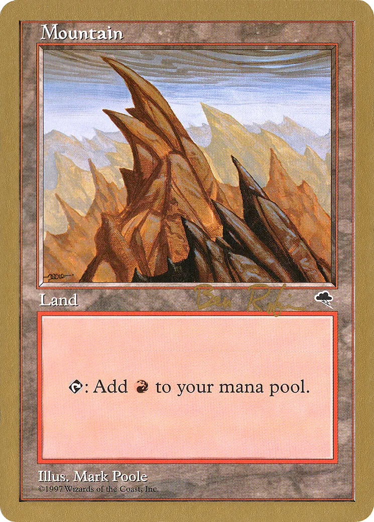 Mountain — World Championship Decks 1998 — Magic: The Gathering