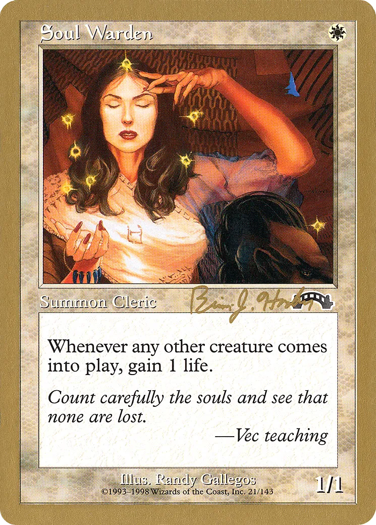 Soul Warden — World Championship Decks 1998 — Magic: The Gathering