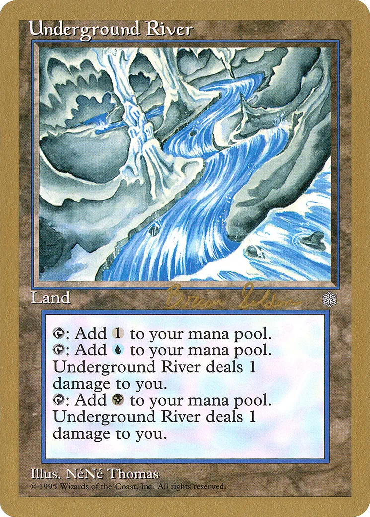 Underground River — World Championship Decks 1998 — Magic: The Gathering