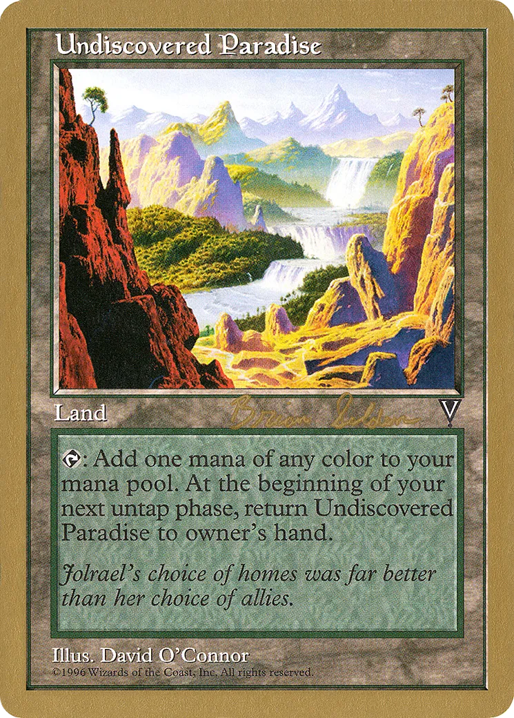 Undiscovered Paradise — World Championship Decks 1998 — Magic: The Gathering