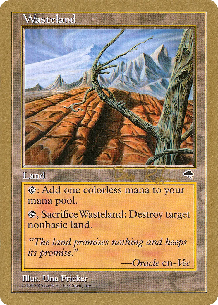 Wasteland — World Championship Decks 1998 — Magic: The Gathering