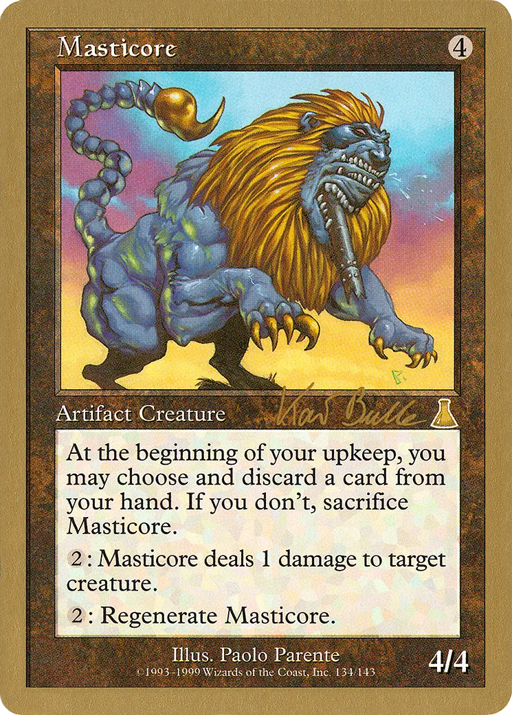 Masticore — World Championship Decks 1999 — Magic: The Gathering