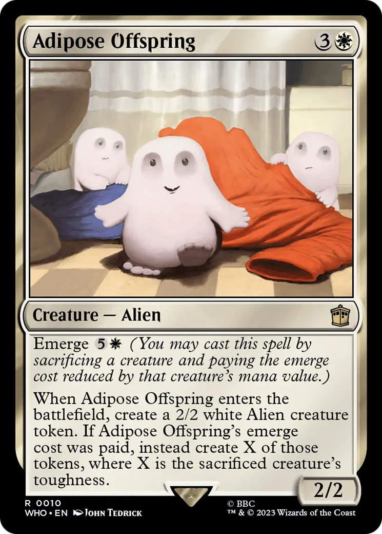 Adipose Offspring — Doctor Who — Magic: The Gathering