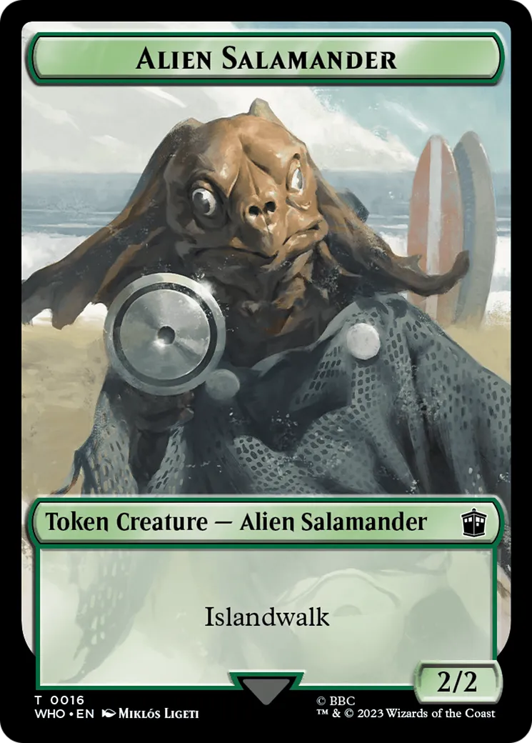 Alien Salamander — Doctor Who — Magic: The Gathering