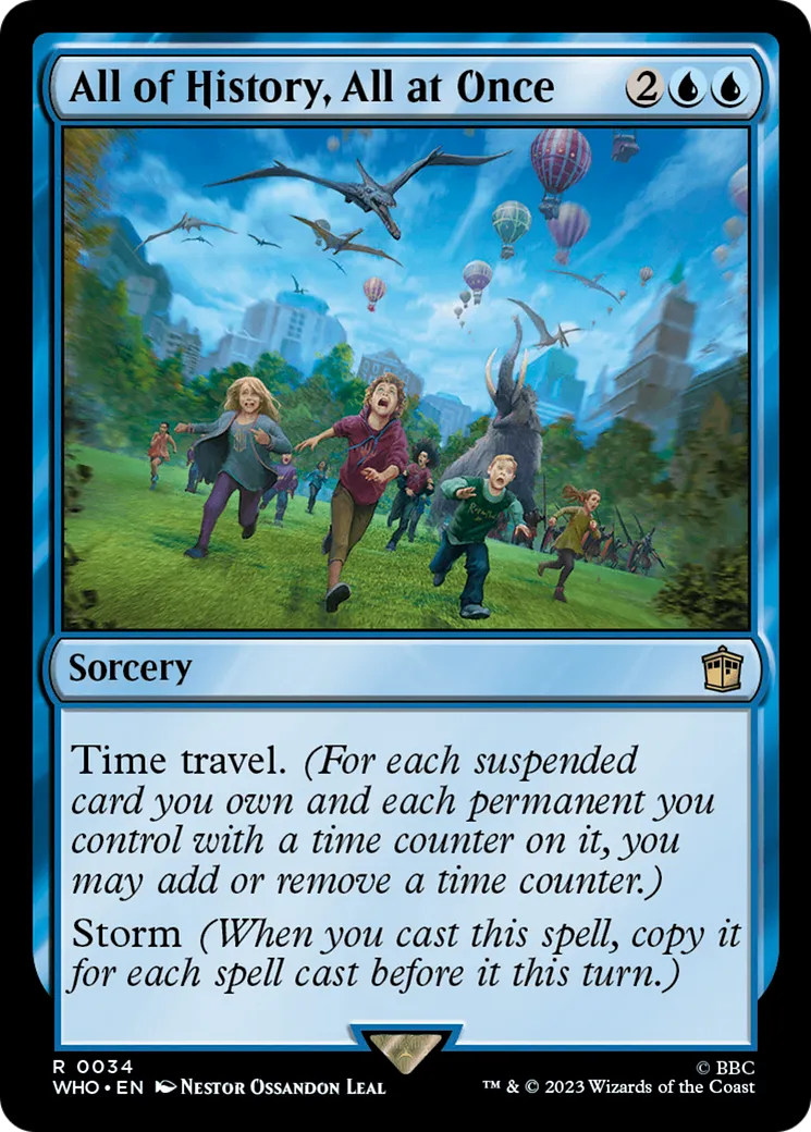 Toute l'Histoire simultanément — Doctor Who — Magic: The Gathering