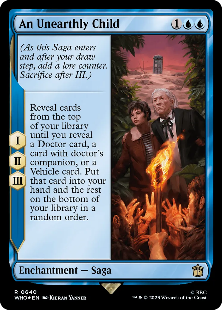 Une enfant venue d'ailleurs — Doctor Who — Magic: The Gathering