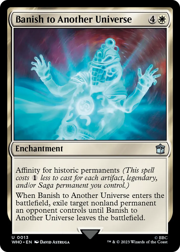 Banish to Another Universe — Doctor Who — Magic: The Gathering