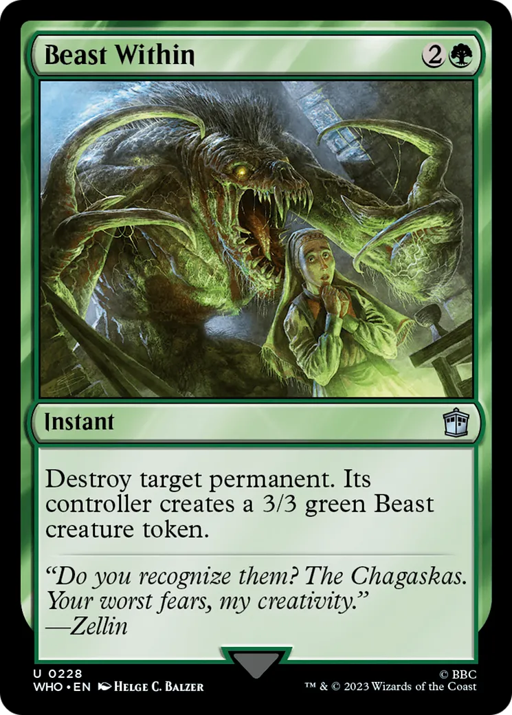 Réveiller la bête — Doctor Who — Magic: The Gathering